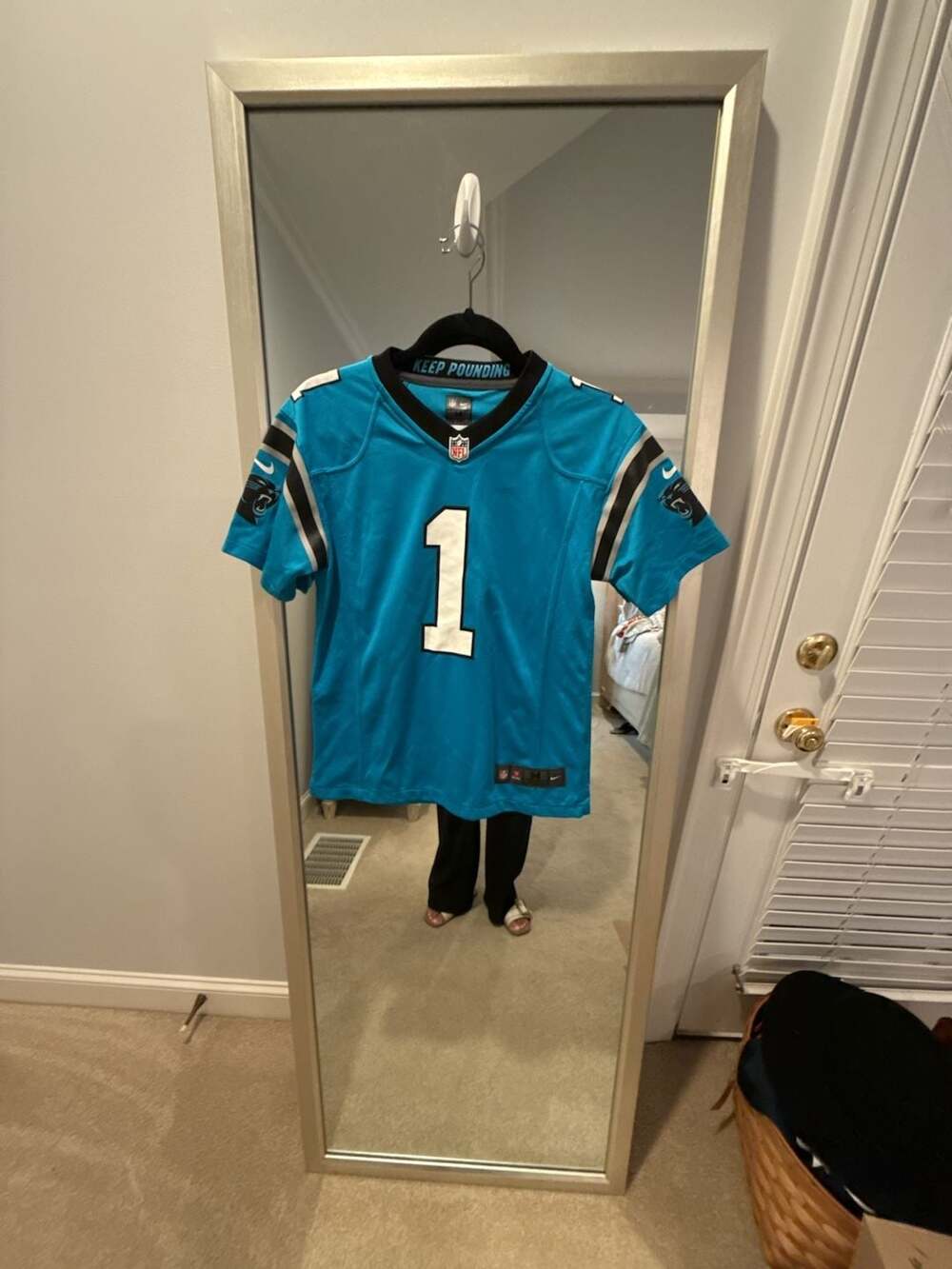 Nike Carolina Panthers Cam Newton Jersey Size M 10/12